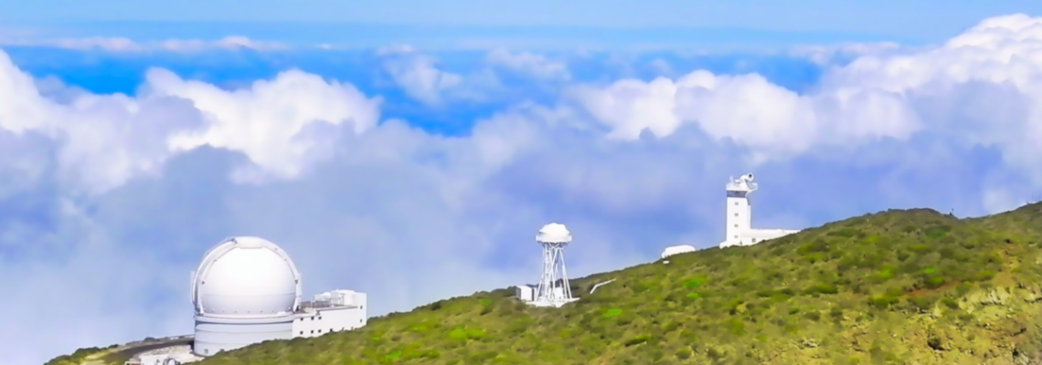 Redaktion Sternwarte von La Palma oberhalb der Wolkendeck