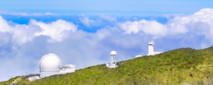 Redaktion Sternwarte von La Palma oberhalb der Wolkendeck